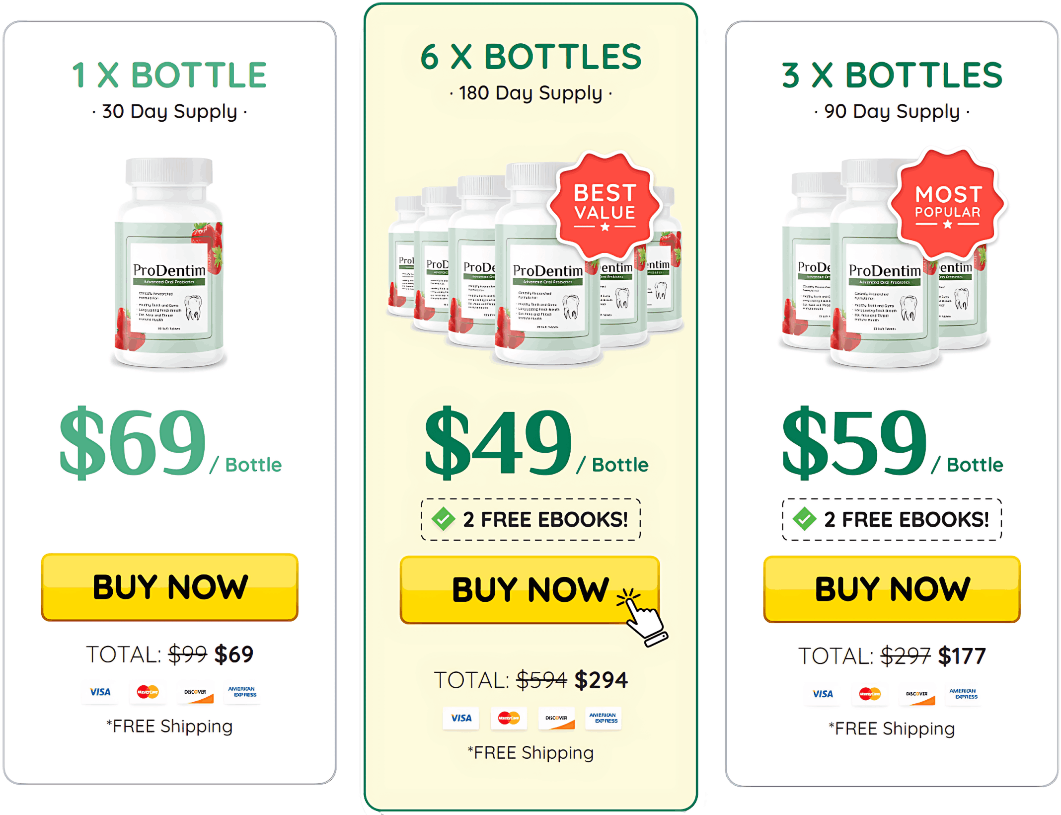 Limited Time Special Pricing ProDentim